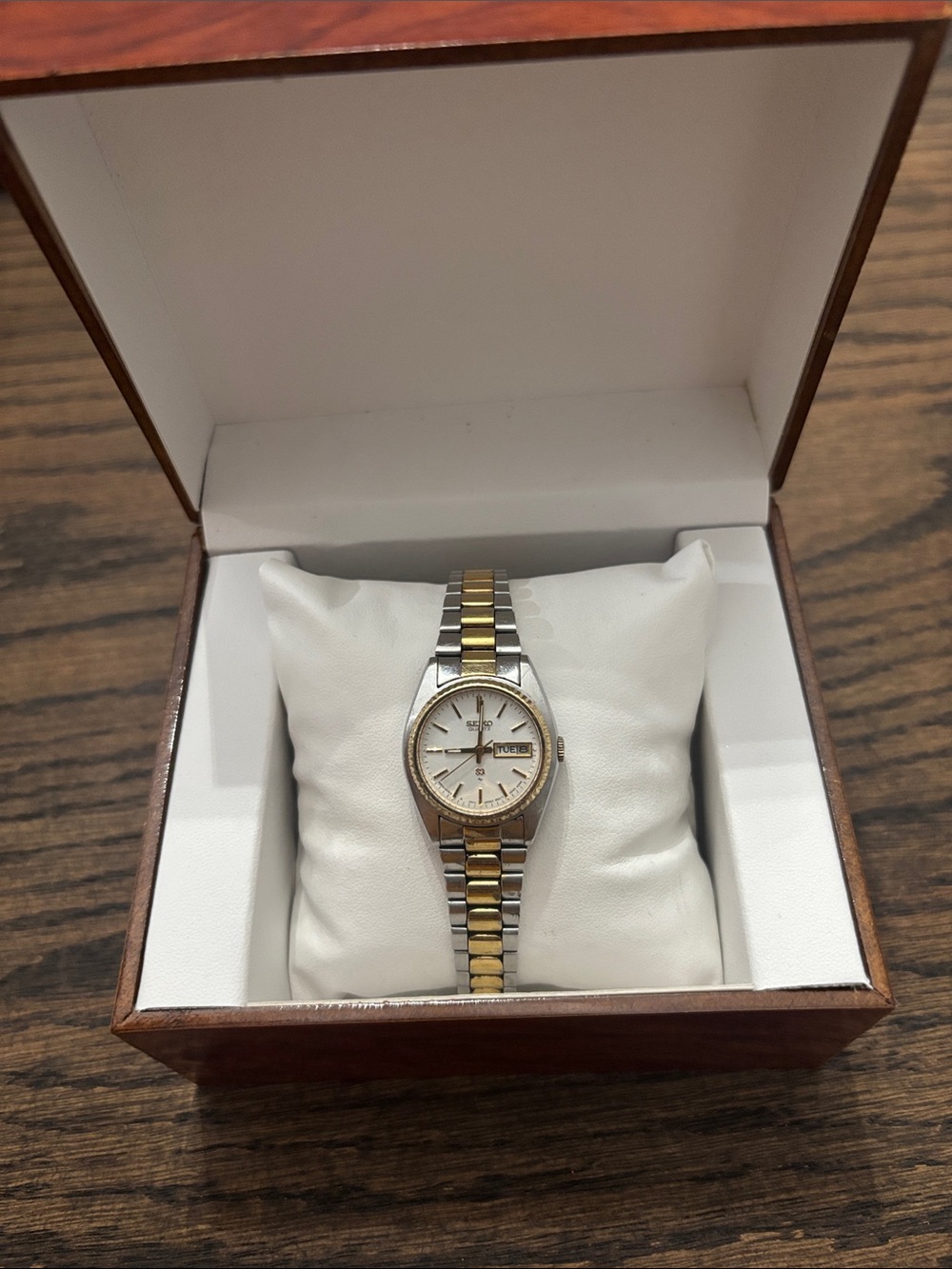 Seiko SQ Two-Tone Ladies Watch